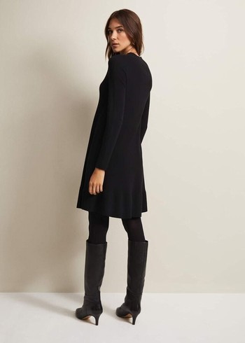 Phase Eight Vickie Fine Knitwear Black Australia | UF1926530